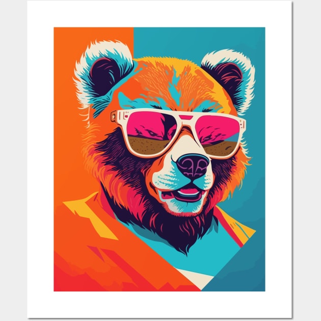 Let's have a Bear Wall Art by Pixel Vagabond